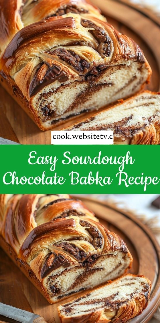 Easy Sourdough Chocolate Babka Recipe