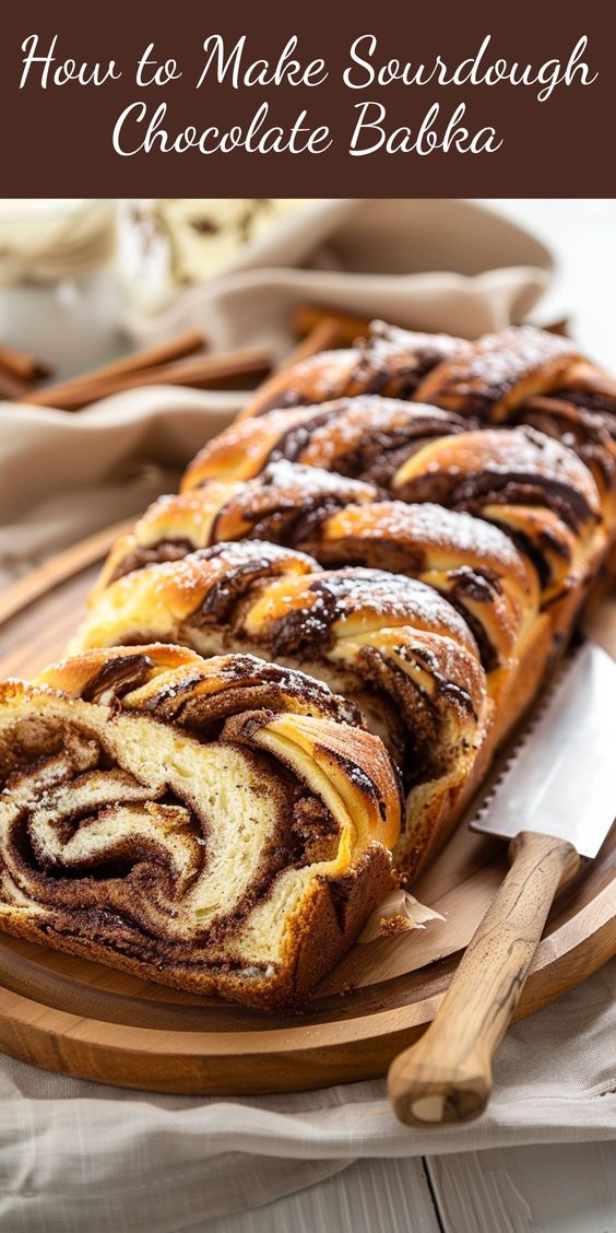 Sourdough Chocolate Babka from Scratch